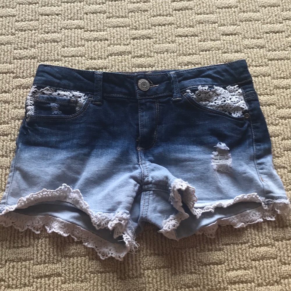 Girls mudd denim shorts